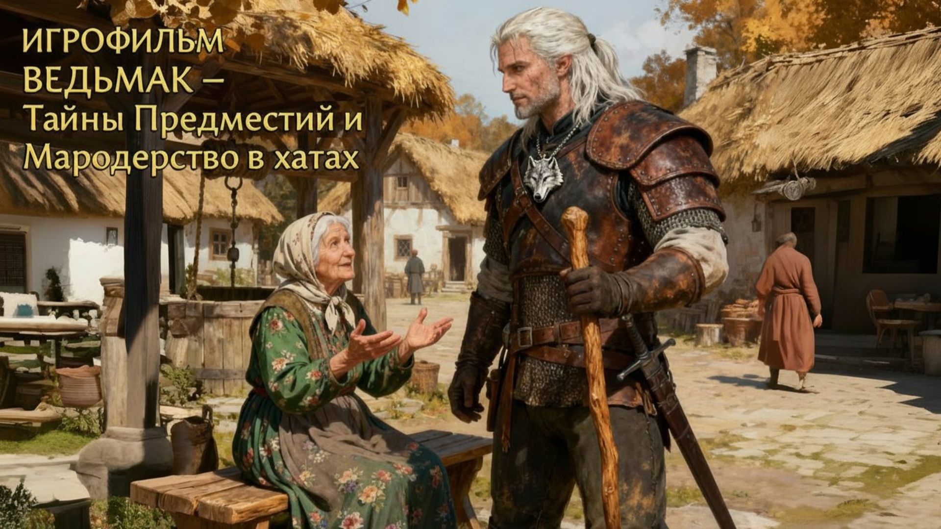 ИГРОФИЛЬМ ВЕДЬМАК — Тайны Предместий и Мародерство в хатах  | Прохождение