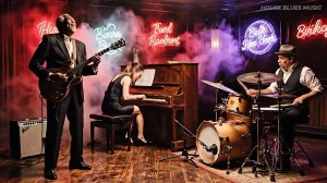Midnight Sweat & Neon Steps _ Dirty Blues Shuffle Groove
