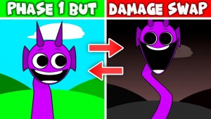 INCREDIBOX SPRUNKI: ФАЗА 1 НО DAMAGE SWAPPED 💥 VS ФАЗА 2.5 DEFINITIVE! 🔀⚡
