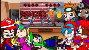 Super Mario Bros y FNF reaccionan a Mario Madness V2parte 5Gacha Club gachaclub fnf react