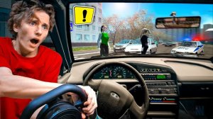 БЕЗ ПРАВ на ЧЕТЫРКЕ - ВАЗ 2114 ШАШКИ по ГОРОДУ ! ｜ City Car Driving