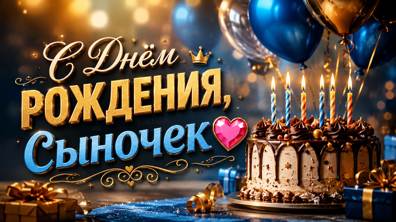 С Днём Рождения, Сыночек! Красивое Поздравление от Мамы с Тёплыми Словами.