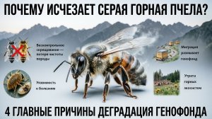 Куда исчезла серая горная пчела? Рассказывает профессор Кашковский 🐝📜