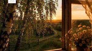 «Берёзовый вечер у окна 🌿 _ Душевная песня под гармонь _ мама в тройном режиме»
