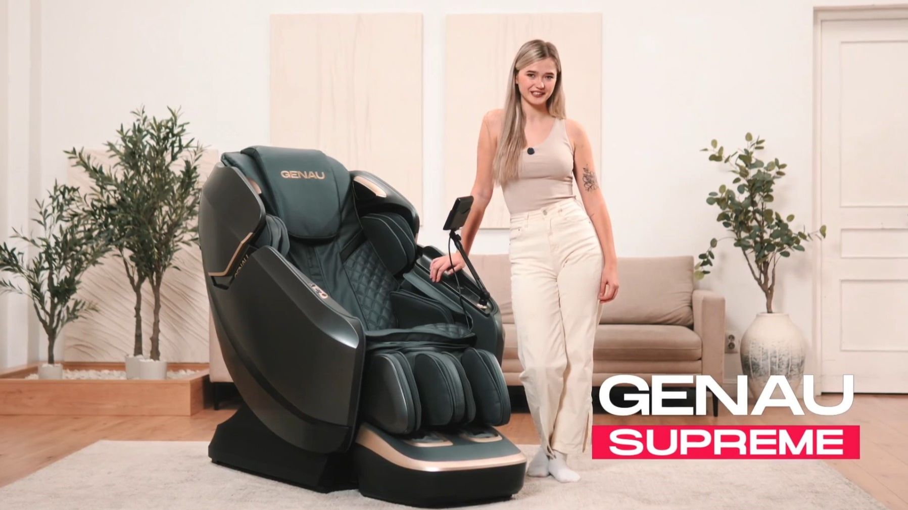 Массажное кресло Genau Supreme. Обзор.