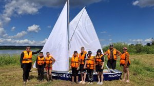 Морской отряд в честь Семёна Дежнёва на фестивале Ласточкино гнездо