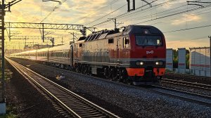 ЭП2К-488 с поездом №145 Санкт-Петербург–Челябинск | Молжанино