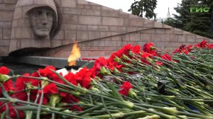На площади Славы в Самаре состоялась церемония ко Дню памяти ветеранов боевых действий