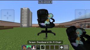 Сквидвард на стуле Nextbot добавлен в Minecraft PE | #мемы