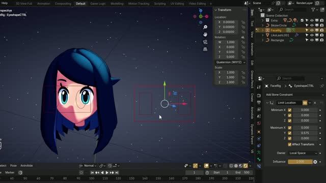 How to make a layered, animateable 2D Eye Rig in Blender - Poole смотреть онлайн