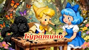 Буратино у Мальвины. Музыкальный клип.