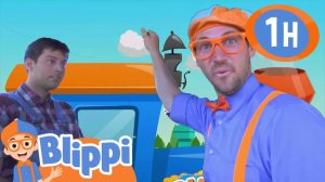 Паровоз _ Изучай этот мир вместе с Блиппи _ Обучающие видео для детей _ Blippi