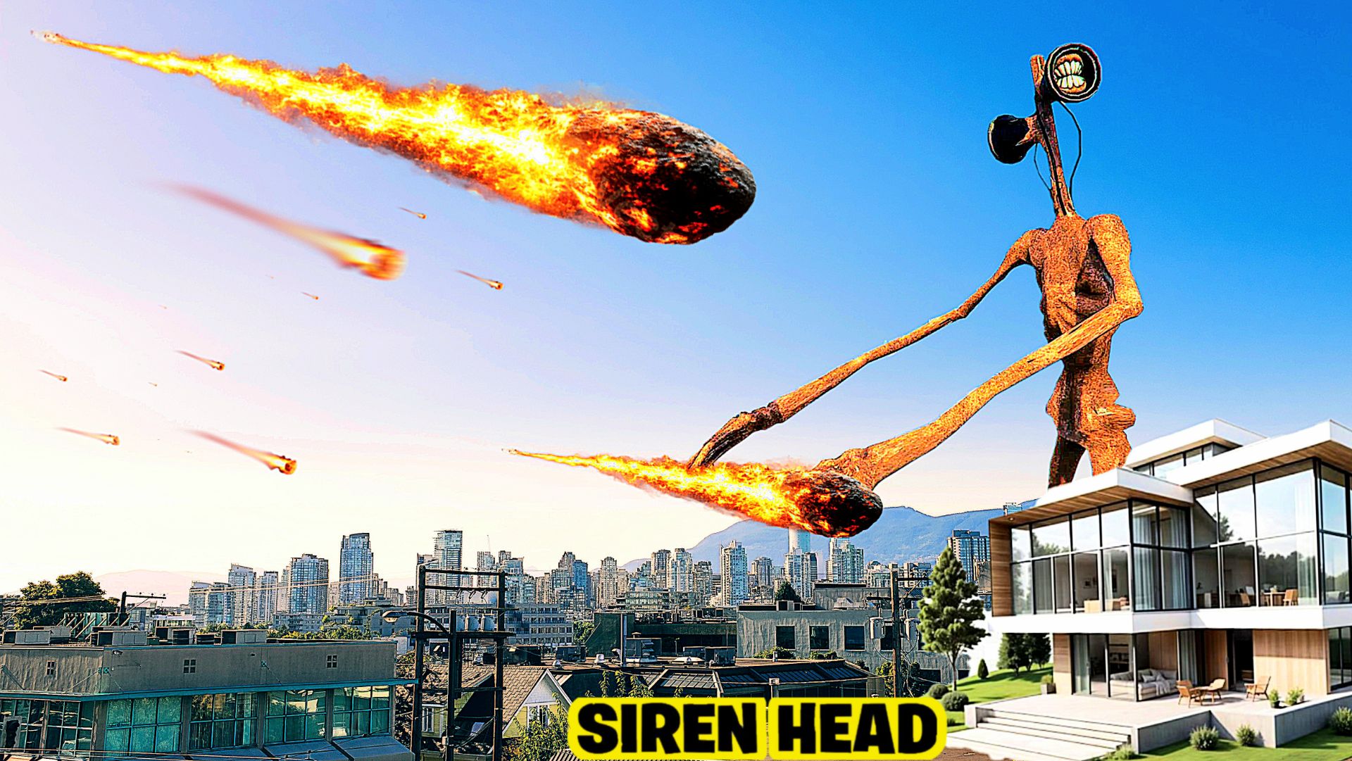 📢 СИРЕНОГОЛОВЫЙ 📢 - СТОЛКНОВЕНИЕ С МЕТЕОРИТОМ. SIREN HEAD В РЕАЛЬНОЙ ЖИЗНИ. смотреть онлайн