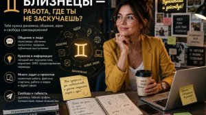 ♊ Близнецы — работа, где ты не заскучаешь_?