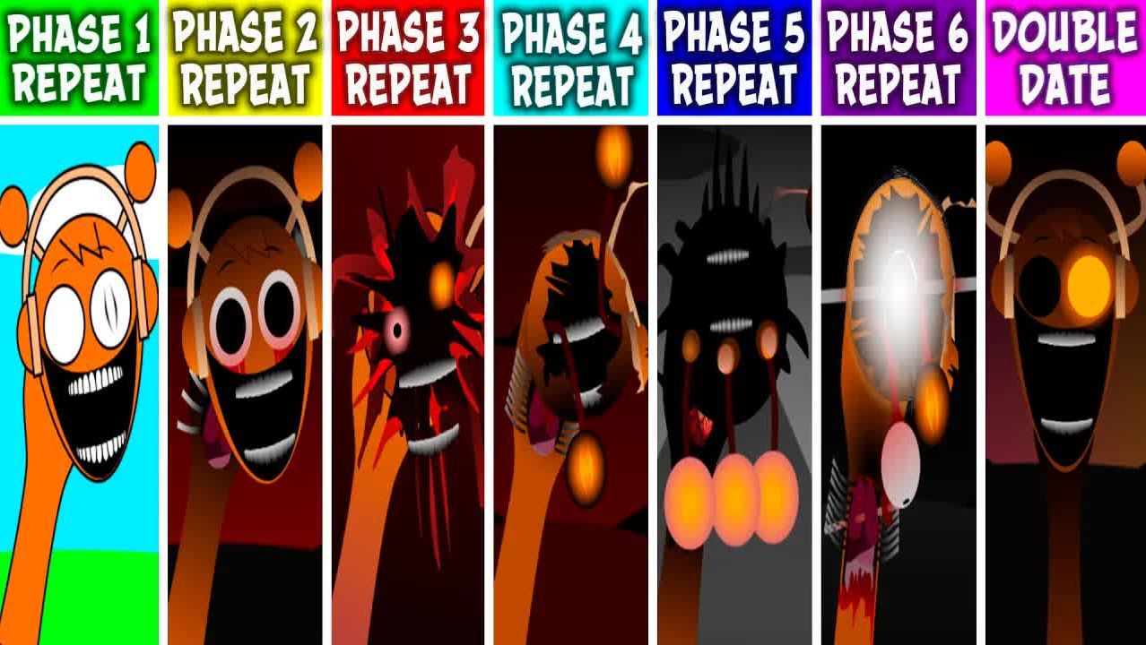 Sprunki ФАЗЫ 1-2-3-4-5-6 Но КАЖДЫЙ REPEAT После DOUBLE DATE смотреть онлайн