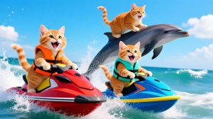 Мама-кошка подстригает шерсть на ферме и делает тигровую шапку для котят дома🐾🎩🐯
