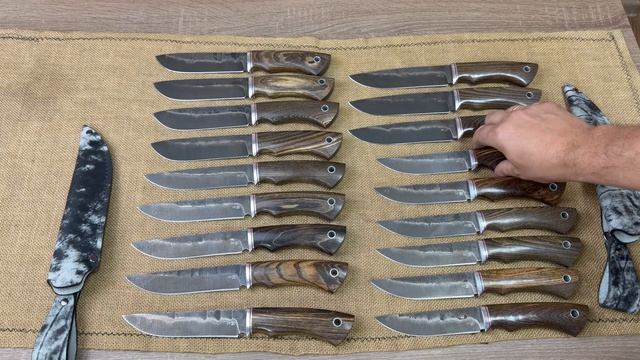 Выставка рабочих ножей из стали 9хс по доступной цене!