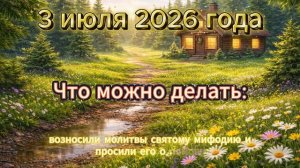 Народные приметы на 3 июля 2026 года