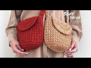 Лучше связать сразу несколько) 😜 Их быстро разбирают! | Сумка крючком | Soft Decor