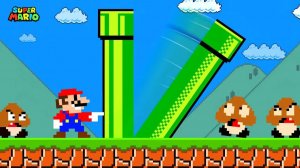 А ЧТО ЕСЛИ МАРИО РАЗРУБАЕТ ВСЁ ПОПОЛАМ ОТ КАЖДОГО ПРИКОСНОВЕНИЯ В SUPER MARIO BROS? 🍄🪓