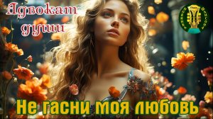 Новинка Шансона для души! АДВОКАТ ДУШИ - НЕ ГАСНИ МОЯ ЛЮБОВЬ