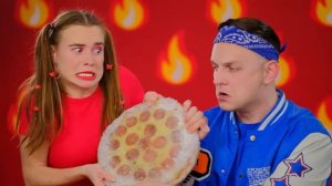 Холодная или Горячая Еда Челлендж # Съедобная Битва от BaRaDa Challenge