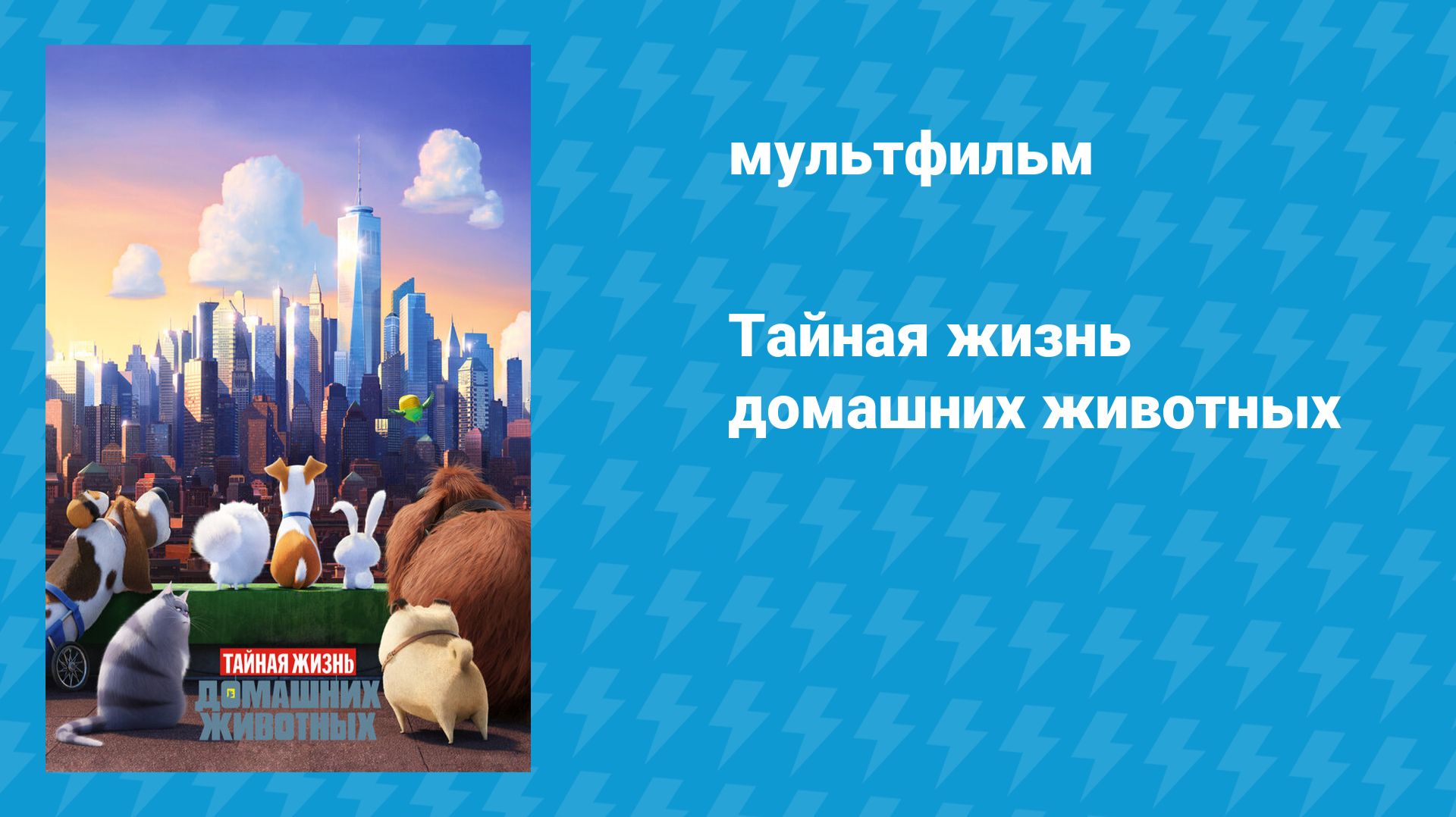 Тайная жизнь домашних животных (мультфильм, 2016) смотреть онлайн