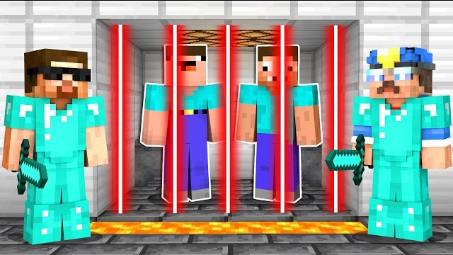 НУБ И ПРО ПОБЕГ ИЗ ТЮРЬМЫ ПРО В МАЙНКРАФТ ! НУБИК И ТРОЛЛИНГ ЛОВУШКА MINECRAFT смотреть онлайн