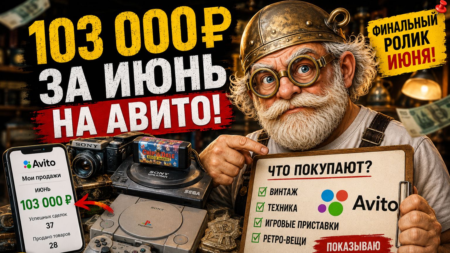 За июнь продал на Авито на 103 000 ₽! Что люди покупают? смотреть онлайн