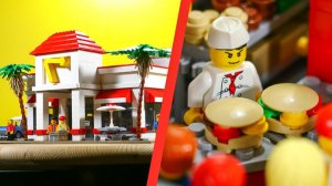 ОГРОМНЫЙ ресторан LEGO BURGER MOC!!