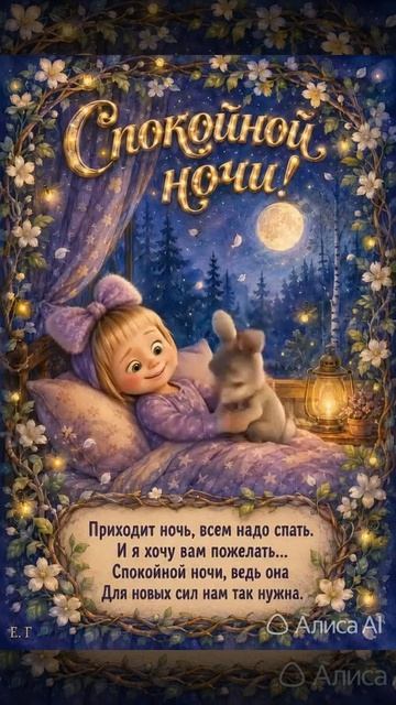 доброй ночи спокойной ночи