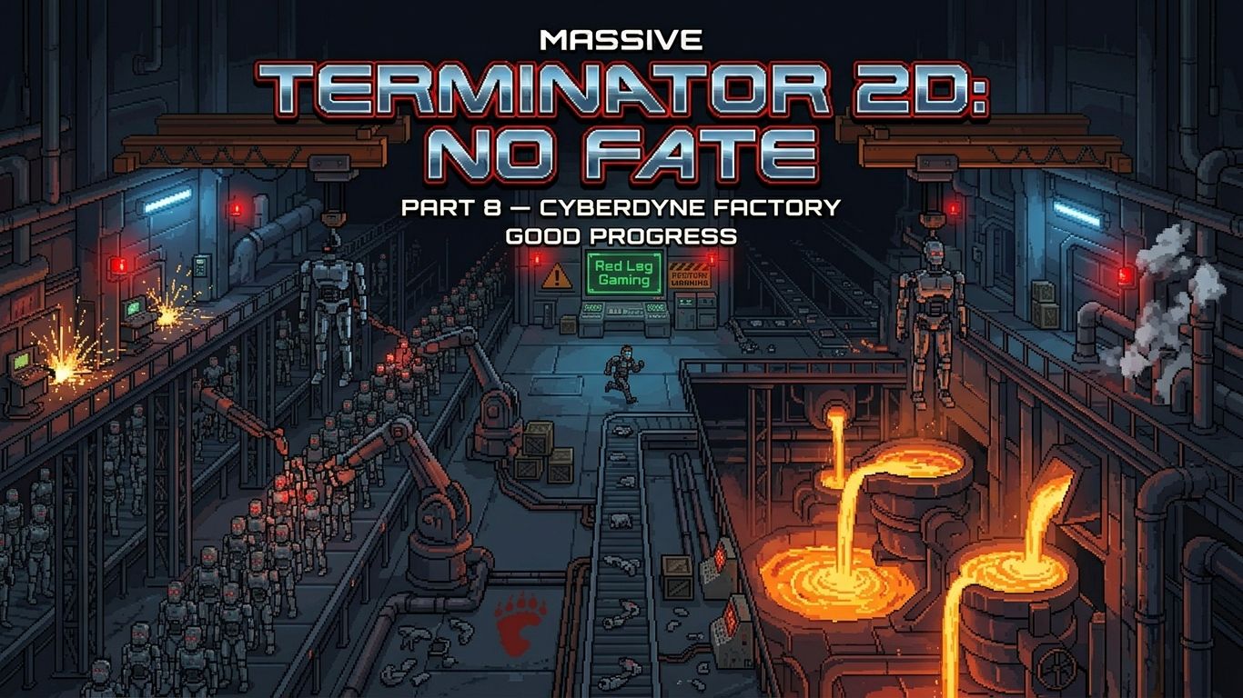 Terminator 2D: NO FATE — Уровень 3 - Завод Cyberdyne | Продолжаем штурм | PS5