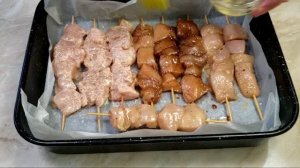 Невероятный ШАШЛЫК Дома! ШАШЛЫК в духовке МЯГКИЙ, СОЧНЫЙ. Секрет в Маринаде!