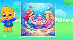 Детский развивающий мультфильм, пазлы, головоломка