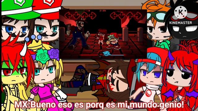 Super Mario Bros y FNF reaccionan a Mario Madness V2parte 1video_con_sorpresasGacha Club fnf (1) смотреть онлайн