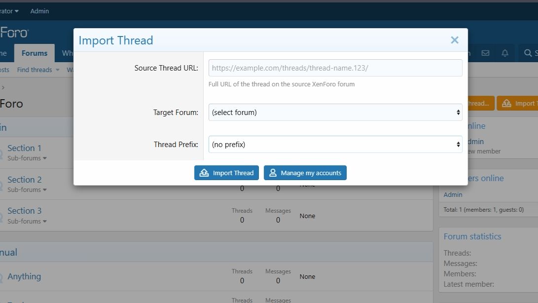 Импорт тем на Xenforo смотреть онлайн