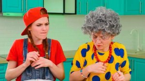 Кулинарный Челлендж# Я против Бабушки # Съедобная Битва от 4Teen Challenge