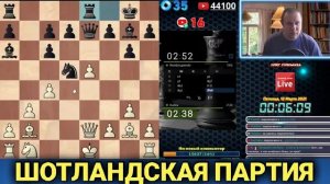 ШАХМАТЫ БЛИЦ. ШОТЛАНДСКАЯ ПАРТИЯ