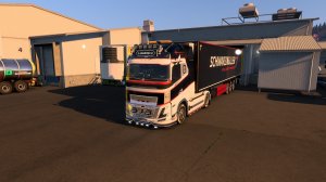 Euro Truck Simulator 2 Едем на крутом грузовике с новым DLC Тюнингом Holland Style Tunung Pack .