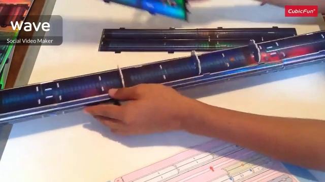 L133h_CUBIC FUN_3D пазл National Geographic ПАРИЖ, 80 деталей смотреть онлайн