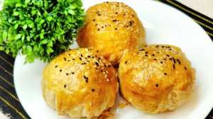 БОЖЕСТВЕННО вкусные булочки из слоеного теста! Ленивые булочки-бургеры!
