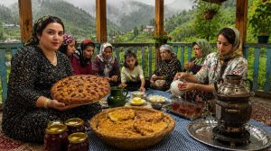 Вишневый джем, пирог, Свежий хлеб и бабушка