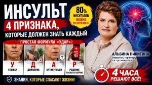 Инсульт можно предотвратить? 4 признака, которые должен знать каждый