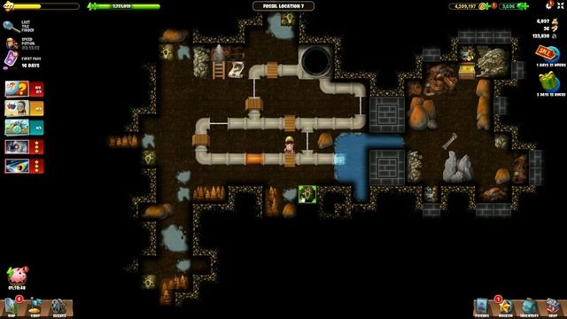 Месторождение Окаменелостей 7 | Fossil Location 7 | Раскопки Динозавров 3 | Diggy's Adventure смотреть онлайн