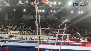 Выступление российских гимнасток