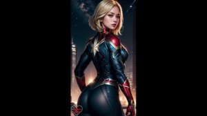 Ai Art Girls. Капитан Марвел