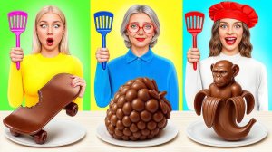 Кулинарный Челлендж# Я против Бабушки #Смешные Лайфхаки с едой Multi DO Challenge