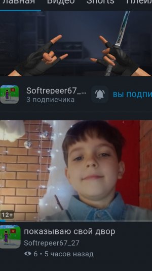 пожалуйста подпишитесь на канал Softreeper67_27
