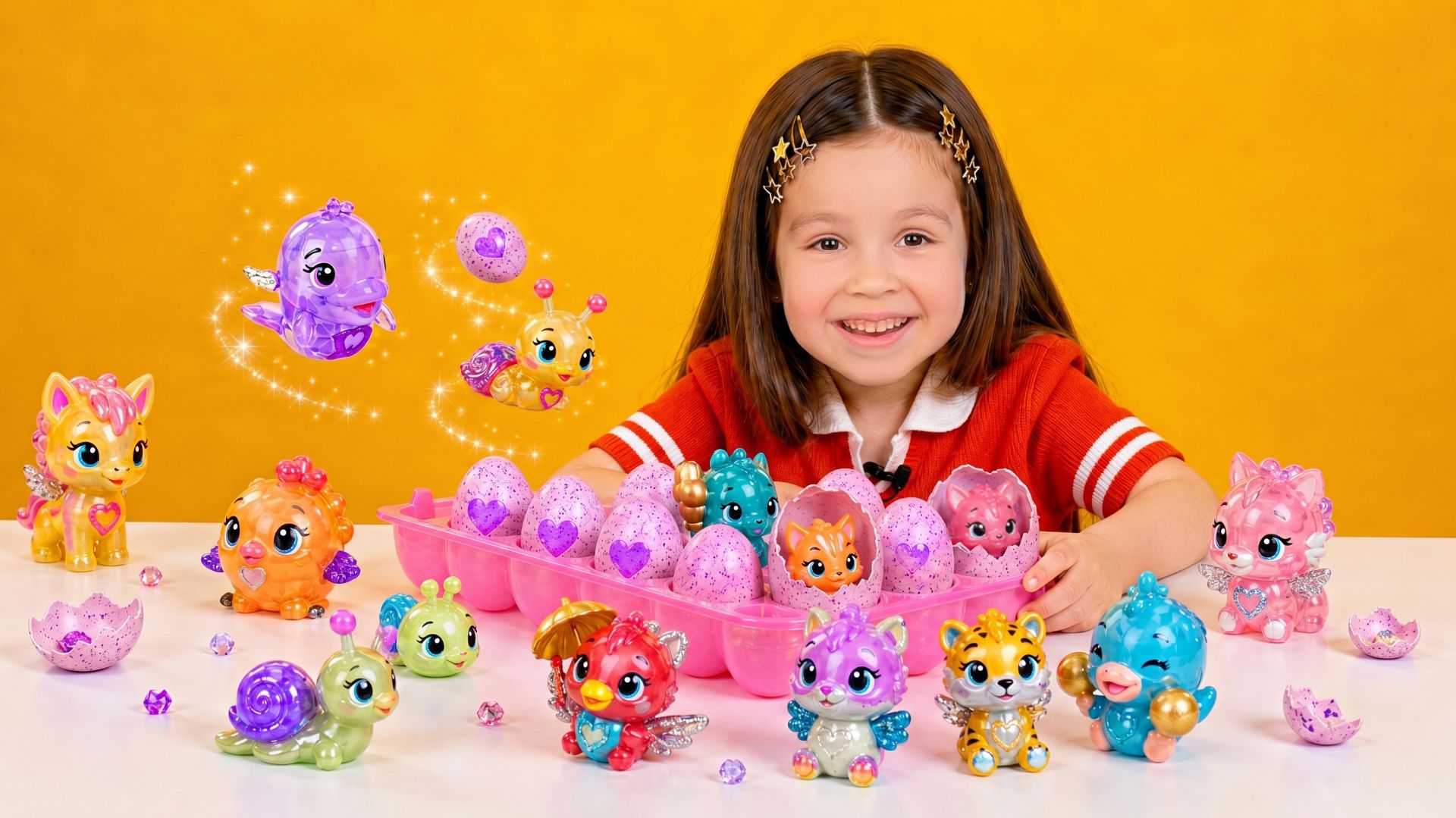 Распаковка Hatchimals: 12 волшебных яиц с сюрпризами. 3 часть