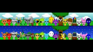 Incredibox Sprunki Baby все персонажи вместе (Новый мод)